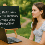 How to Add Bulk Users to different AD Groups Using PowerShell