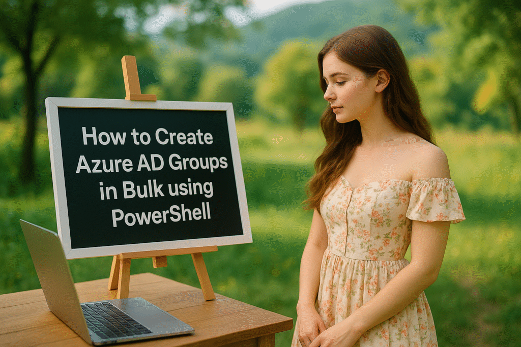 How to Create Azure AD Groups in Bulk using PowerShell