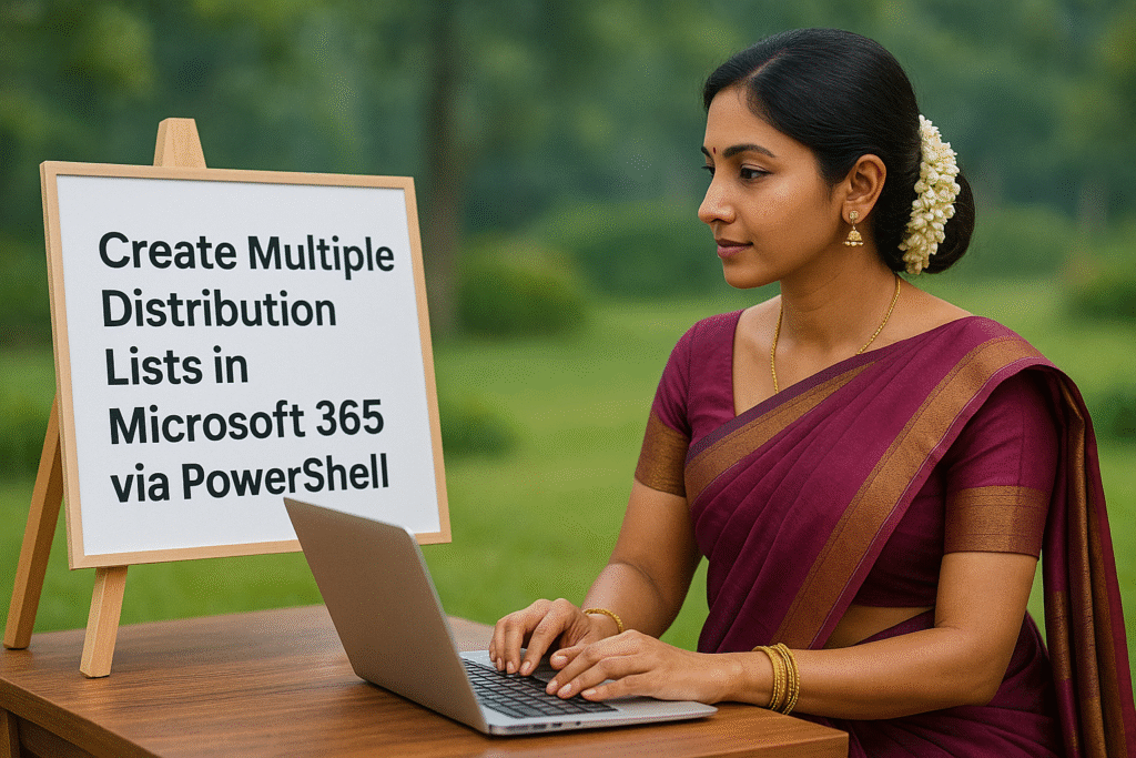 How to create Multiple Distribution Lists in Microsoft 365 using PowerShell