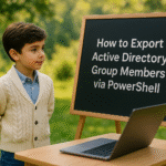 How to Export Active Directory Group Members Using PowerShell