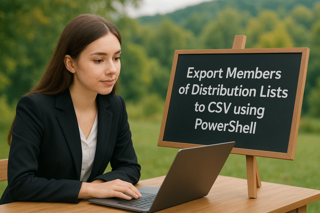Export Members of Multiple Distribution Lists to Separate CSV Files Using PowerShell