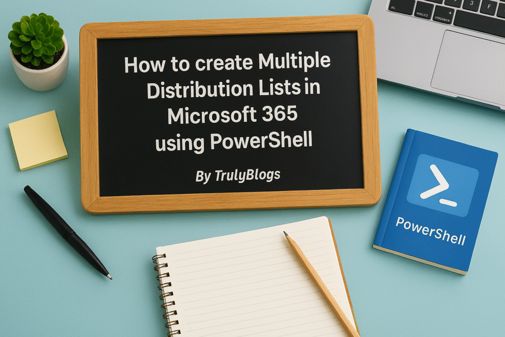 How to create multiple Distribution Lists in Microsoft 365 using PowerShell – Truly Blogs