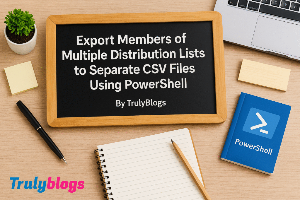 Export Distribution List Members to Separate CSV Files Using PowerShell – TrulyBlogs