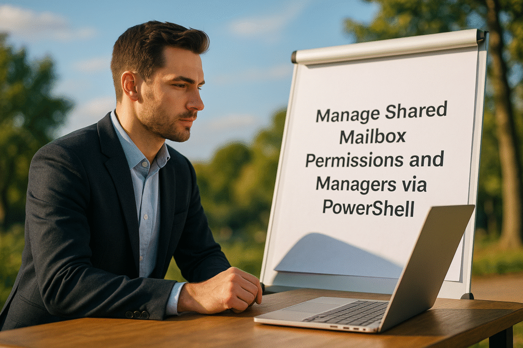 How to manage Shared Mailbox Permissions & Managers using PowerShell